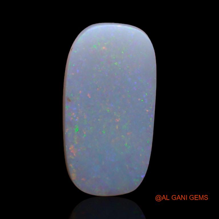 2.90 Cts Unheated Australian Fire Opal Loose Gemstone Oval Cabochon Natural 15x8x2 mm A-391