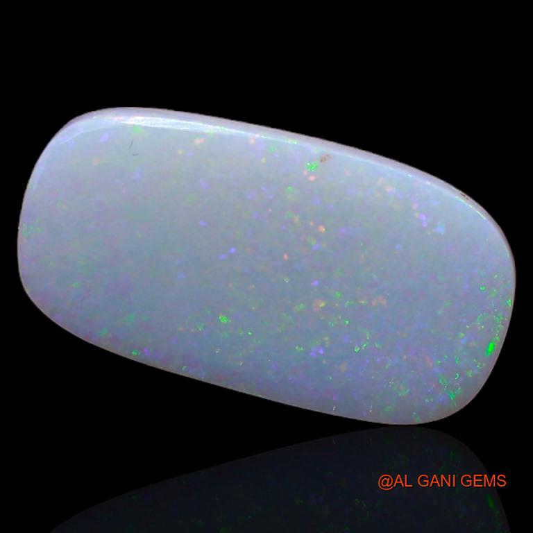 2.90 Cts Unheated Australian Fire Opal Loose Gemstone Oval Cabochon Natural 15x8x2 mm A-391