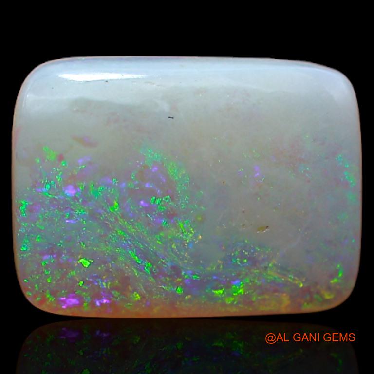 Natural Fire Opal Gemstone 2.40 Cts Loose Square Cabochon From Australia 12x8x2 mm A-392