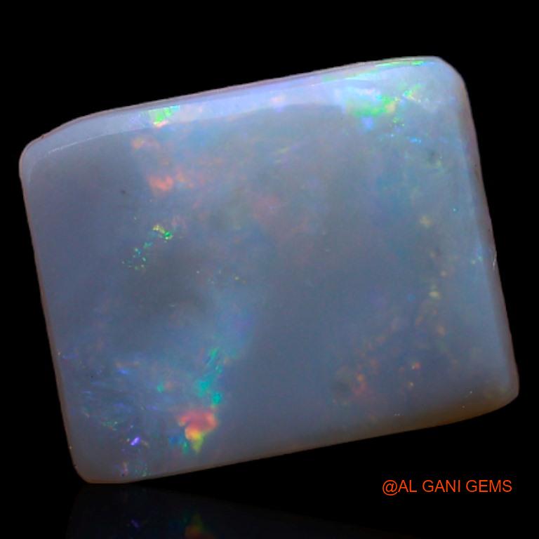 Natural Untreated Fire Opal Loose Gemstone Square Cabochon From Australia 3.40 Cts 11x9x3 mm A-394