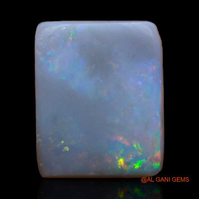 Natural Untreated Fire Opal Loose Gemstone Square Cabochon From Australia 3.40 Cts 11x9x3 mm A-394