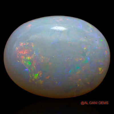 Natural Fire Opal Gemstone 3.15 Cts Loose Oval Cabochon From Australia 12x9x4 mm A-395