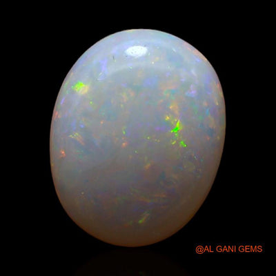 Natural Fire Opal Gemstone 3.15 Cts Loose Oval Cabochon From Australia 12x9x4 mm A-395