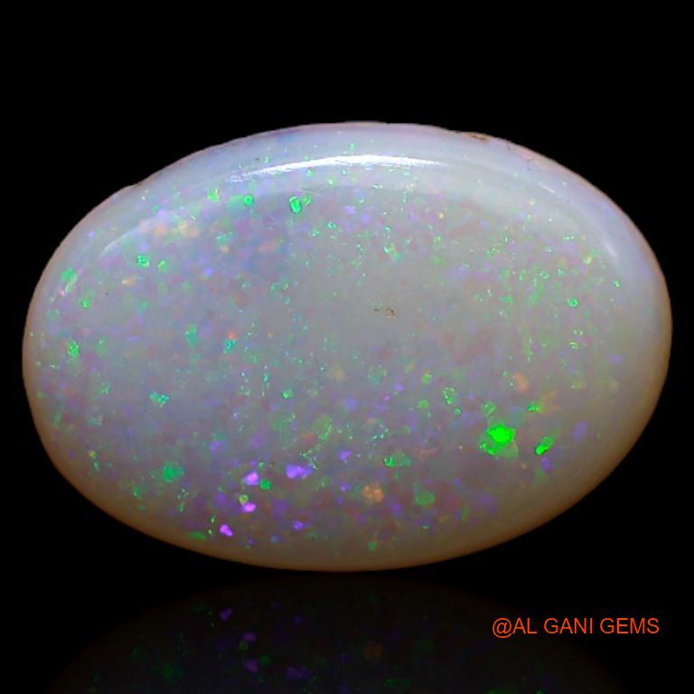 1.60 Cts Natural Australian Fire Opal Oval Cabochon Loose Gemstone For Jewelry 11x8x2 mm A-396
