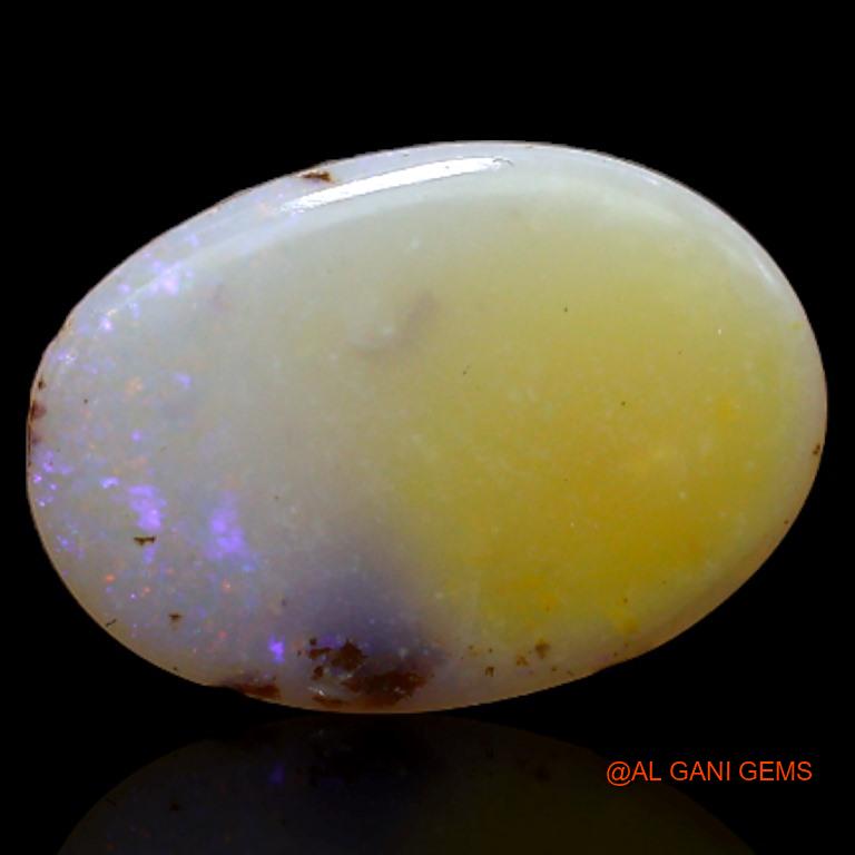 1.60 Cts Natural Australian Fire Opal Oval Cabochon Loose Gemstone For Jewelry 11x8x2 mm A-396
