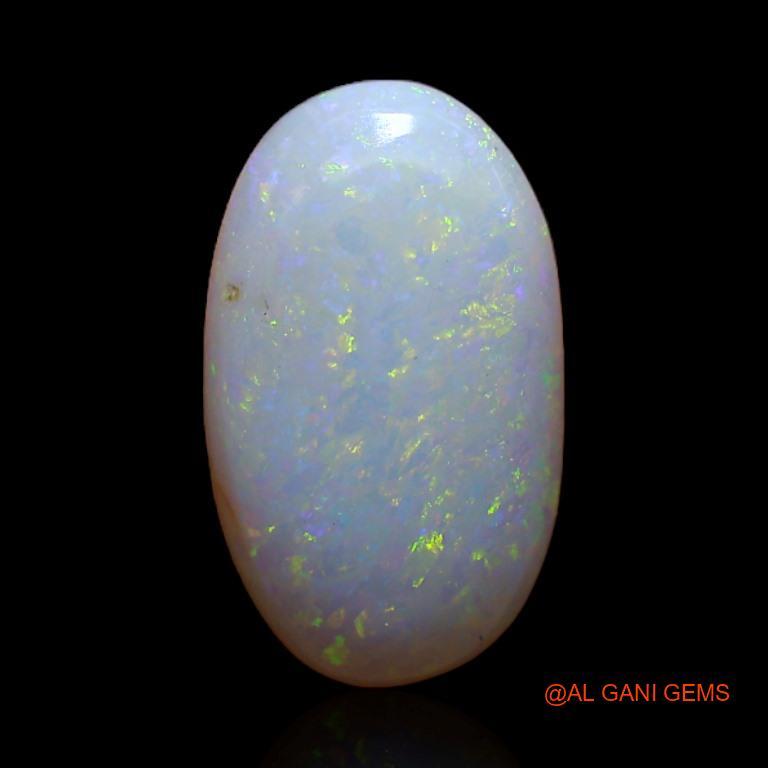 1.55 Cts Natural Australian Fire Opal Loose Gemstone Oval Cabochon 12x7x2 mm A-398