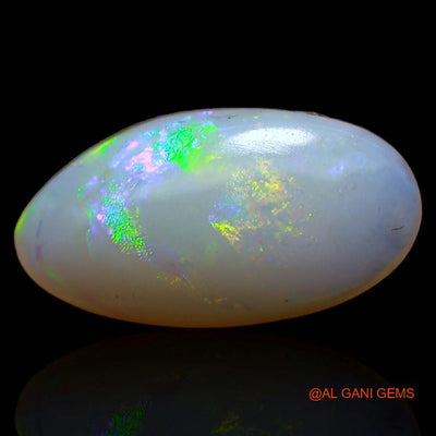2.05 Cts Natural Australian Fire Opal Loose Gemstone Fancy Cabochon 14x7x3 mm A-399