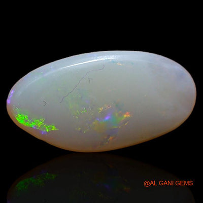 2.05 Cts Natural Australian Fire Opal Loose Gemstone Fancy Cabochon 14x7x3 mm A-399