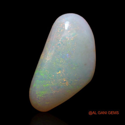 Natural Untreated Fire Opal Loose Gemstone Fancy Cabochon From Australia 2.05 Cts 14x7x3 mm A-400