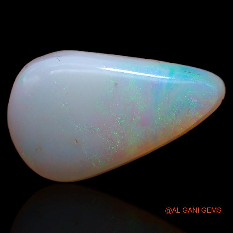 3.60 Cts Natural Australian Fire Opal Loose Gemstone Pear Cabochon 14x8x4 mm A-402
