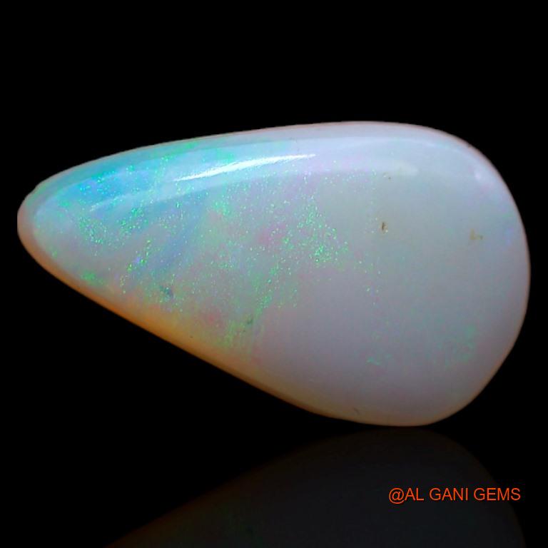3.60 Cts Natural Australian Fire Opal Loose Gemstone Pear Cabochon 14x8x4 mm A-402