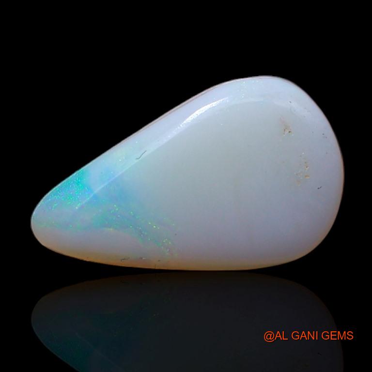 3.60 Cts Natural Australian Fire Opal Loose Gemstone Pear Cabochon 14x8x4 mm A-402