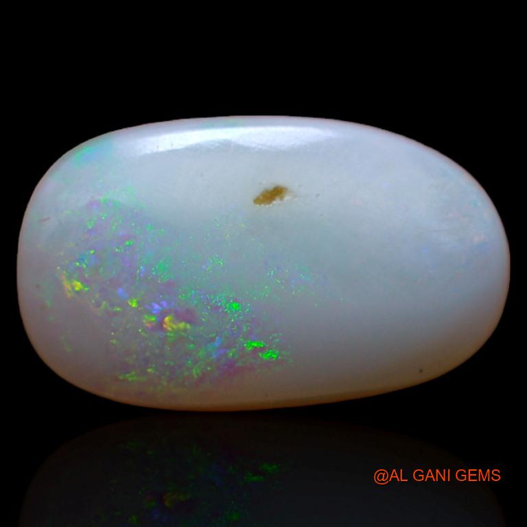 3.60 Cts Natural Australian Fire Opal Oval Cabochon Loose Gemstone For Jewelry 15x9x4 mm A-403