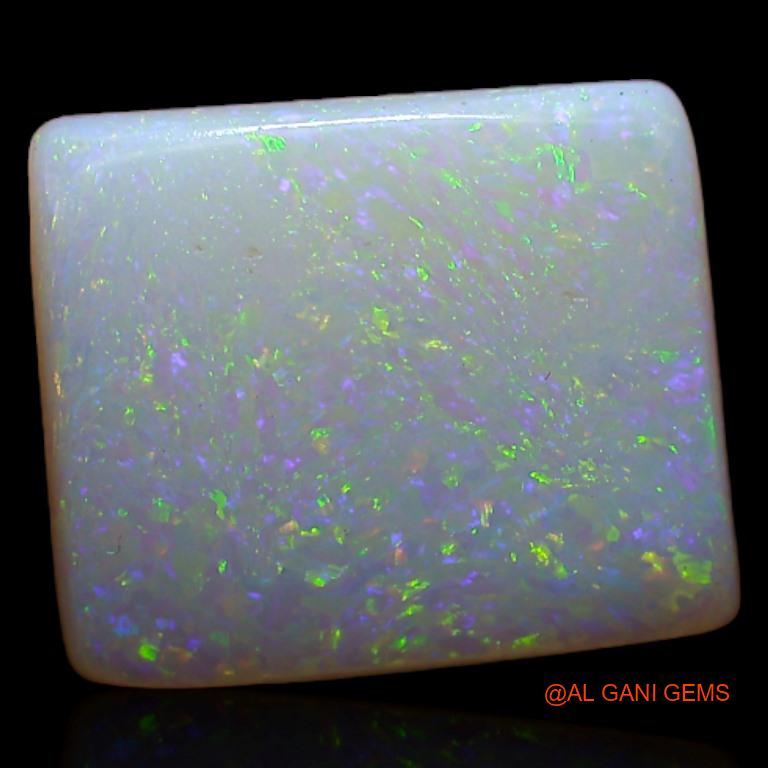 2.90 Cts Natural Australian White Opal Loose Gemstone Square Cabochon 11x9x3 mm A-404