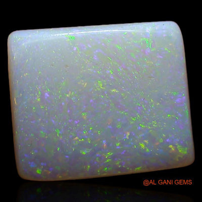 2.90 Cts Natural Australian White Opal Loose Gemstone Square Cabochon 11x9x3 mm A-404