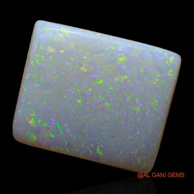 2.90 Cts Natural Australian White Opal Loose Gemstone Square Cabochon 11x9x3 mm A-404