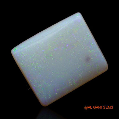 2.90 Cts Natural Australian White Opal Loose Gemstone Square Cabochon 11x9x3 mm A-404