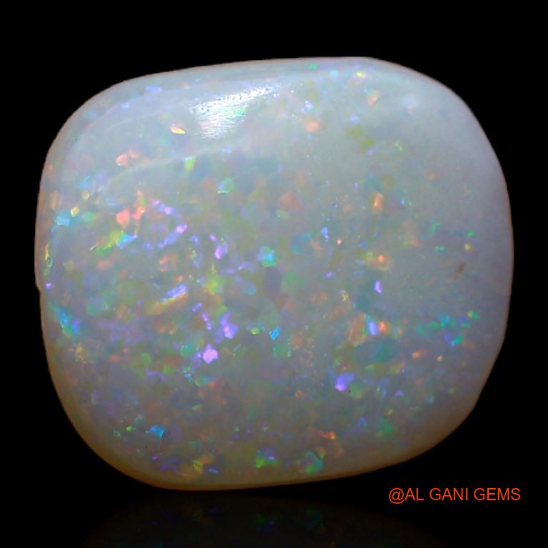 3.05 Cts Natural Australian Fire Opal Loose Gemstone Fancy Cabochon 11x10x3 mm A-406