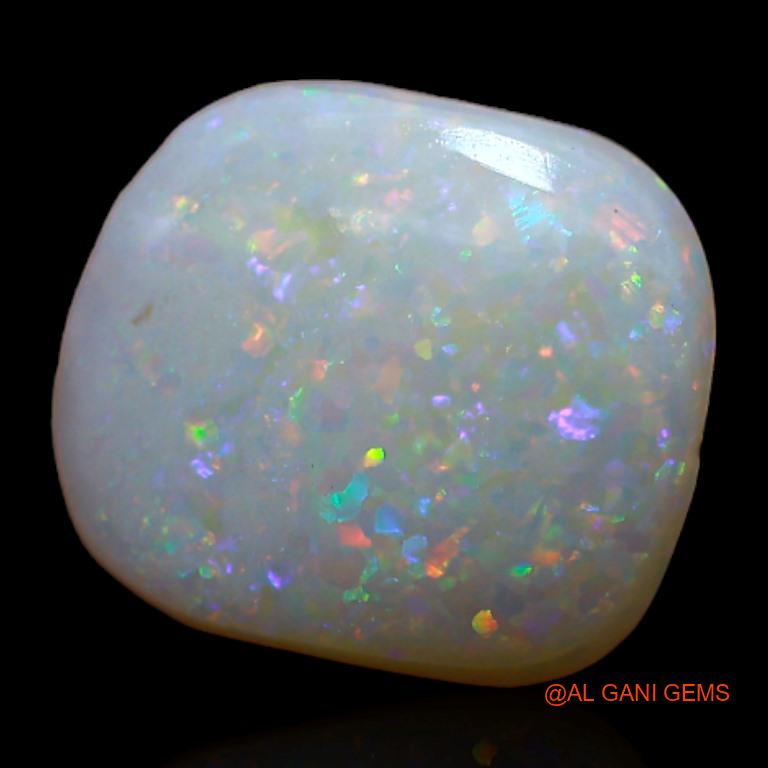 3.05 Cts Natural Australian Fire Opal Loose Gemstone Fancy Cabochon 11x10x3 mm A-406