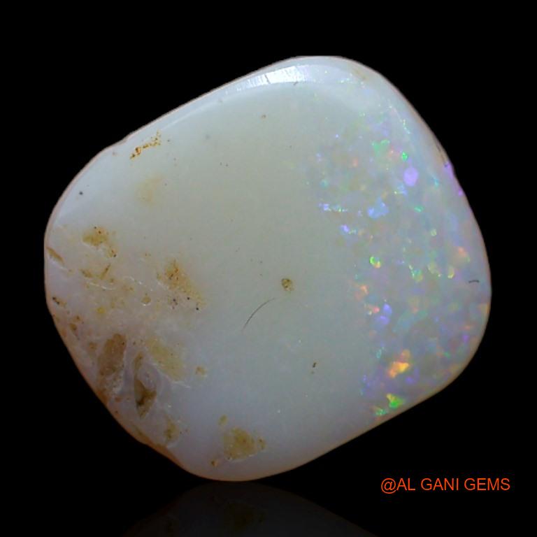 3.05 Cts Natural Australian Fire Opal Loose Gemstone Fancy Cabochon 11x10x3 mm A-406