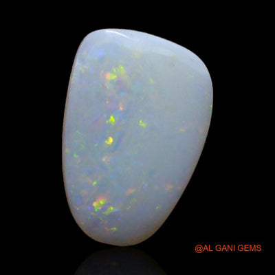 2.90 Cts Natural Australian Fire Opal Loose Gemstone Fancy Cabochon 12x8x3 mm A-407