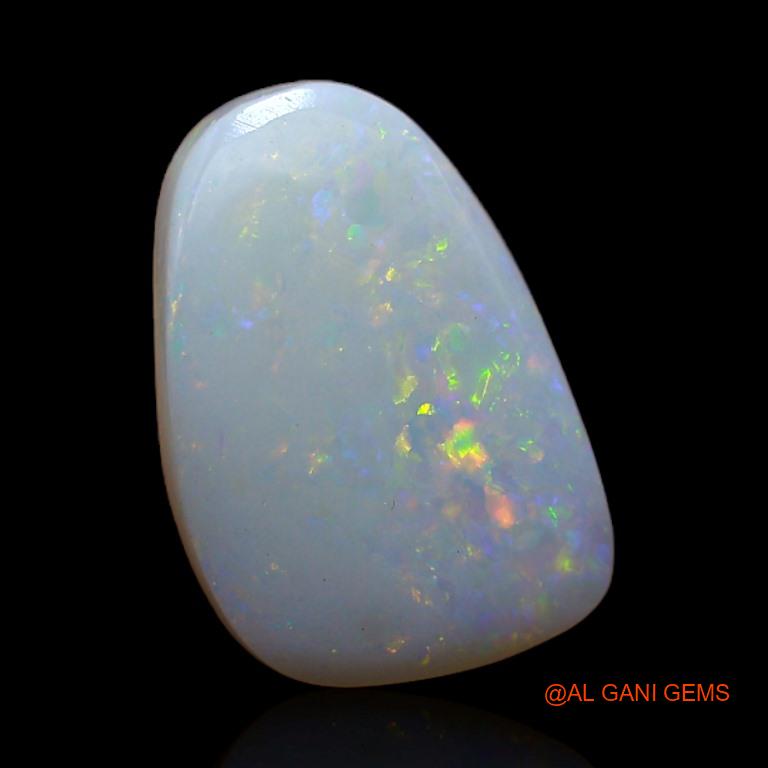 2.90 Cts Natural Australian Fire Opal Loose Gemstone Fancy Cabochon 12x8x3 mm A-407