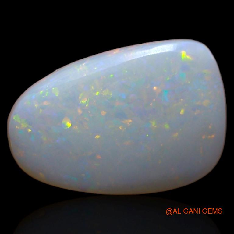 2.90 Cts Natural Australian Fire Opal Loose Gemstone Fancy Cabochon 12x8x3 mm A-407