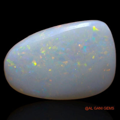 2.90 Cts Natural Australian Fire Opal Loose Gemstone Fancy Cabochon 12x8x3 mm A-407