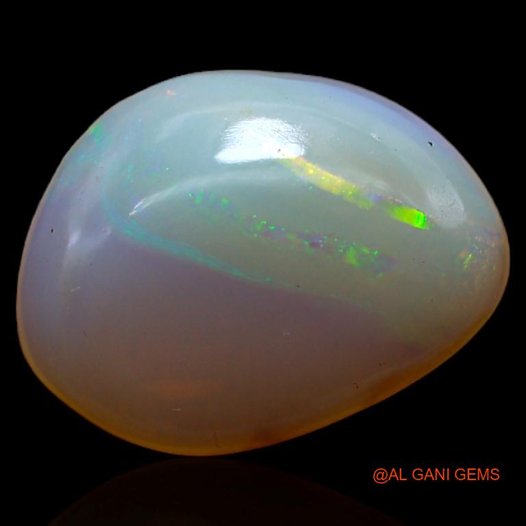 3.60 Cts Natural Australian Fire Opal Loose Gemstone Fancy Cabochon 14x10x4 mm A-408