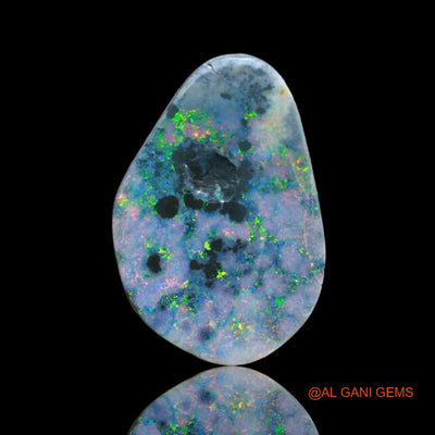 6.90 Cts Natural Australian Fire Opal Fancy Cabochon Loose Gemstone For Jewelry 23x15x3 mm A-40