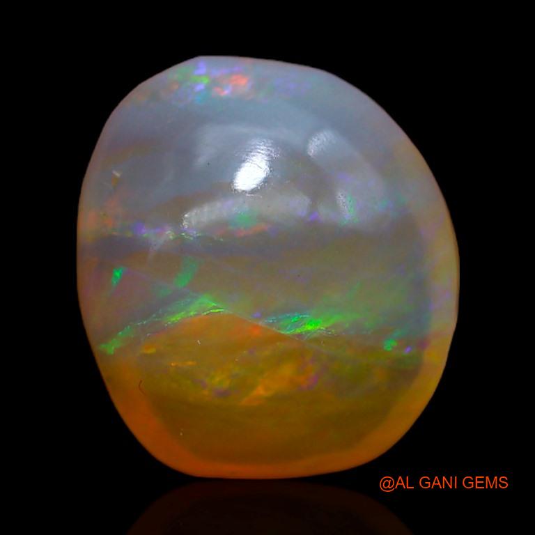 4.65 Cts Unheated Australian Fire Opal Loose Gemstone Fancy Cabochon Natural 12x11x6 mm A-414