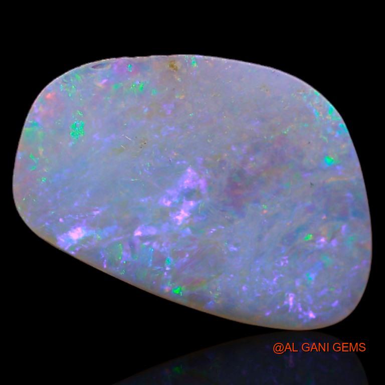 1.90 Cts Natural Australian Fire Opal Fancy Cabochon Loose Gemstone For Jewelry 15x10x1 mm A-415