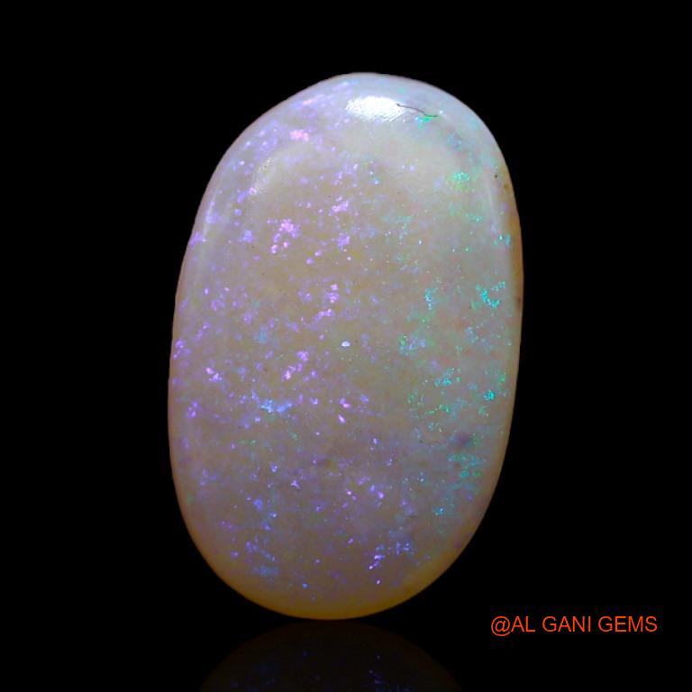 4.45 Cts Natural Australian Fire Opal Oval Cabochon Loose Gemstone For Jewelry 15x9x4 mm A-417