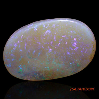 4.45 Cts Natural Australian Fire Opal Oval Cabochon Loose Gemstone For Jewelry 15x9x4 mm A-417