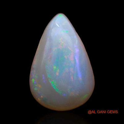 Natural Fire Opal Gemstone 3.50 Cts Loose Pear Cabochon From Australia 14x9x4 mm A-418