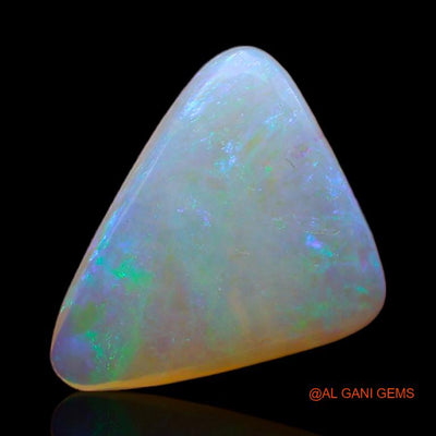 2.55 Cts Natural Australian Fire Opal Loose Gemstone Trillion Cabochon 12x10x3 mm A-419