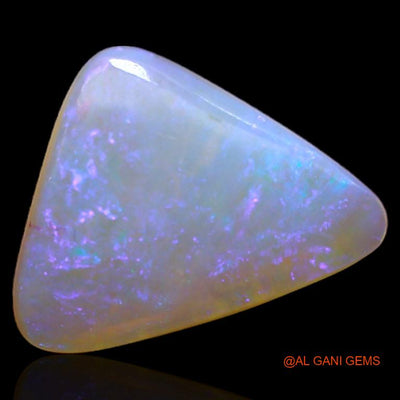 2.55 Cts Natural Australian Fire Opal Loose Gemstone Trillion Cabochon 12x10x3 mm A-419