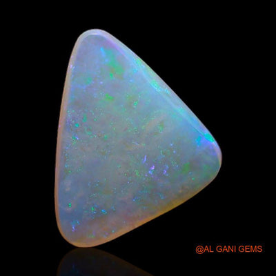 2.55 Cts Natural Australian Fire Opal Loose Gemstone Trillion Cabochon 12x10x3 mm A-419