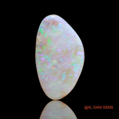 7.80 Cts Unheated Australian Fire Opal Loose Gemstone Fancy Cabochon Natural 24x14x2 mm A-41