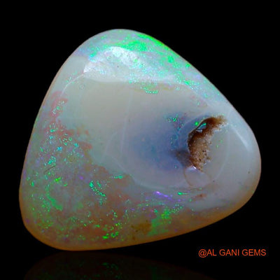 2.30 Cts Natural Australian Fire Opal Trillion Cabochon Loose Gemstone For Jewelry 11x10x2 mm A-420