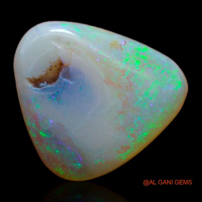 2.30 Cts Natural Australian Fire Opal Trillion Cabochon Loose Gemstone For Jewelry 11x10x2 mm A-420