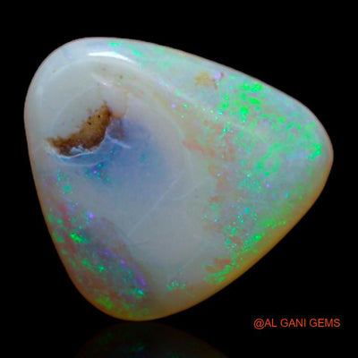 2.30 Cts Natural Australian Fire Opal Trillion Cabochon Loose Gemstone For Jewelry 11x10x2 mm A-420