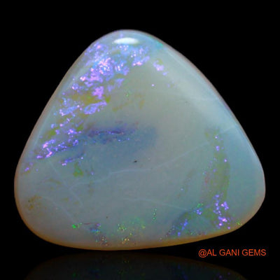 2.30 Cts Natural Australian Fire Opal Trillion Cabochon Loose Gemstone For Jewelry 11x10x2 mm A-420