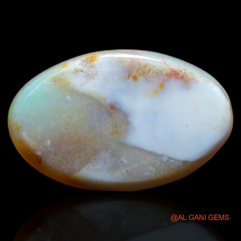 4.30 Cts Natural Australian Fire Opal Loose Gemstone Fancy Cabochon 16x10x4 mm A-421