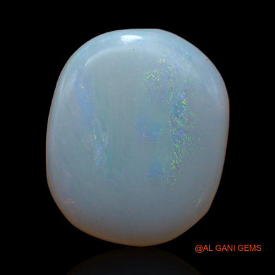 Natural Fire Opal Gemstone 3.70 Cts Loose Oval Cabochon From Australia 14x11x3 mm A-422