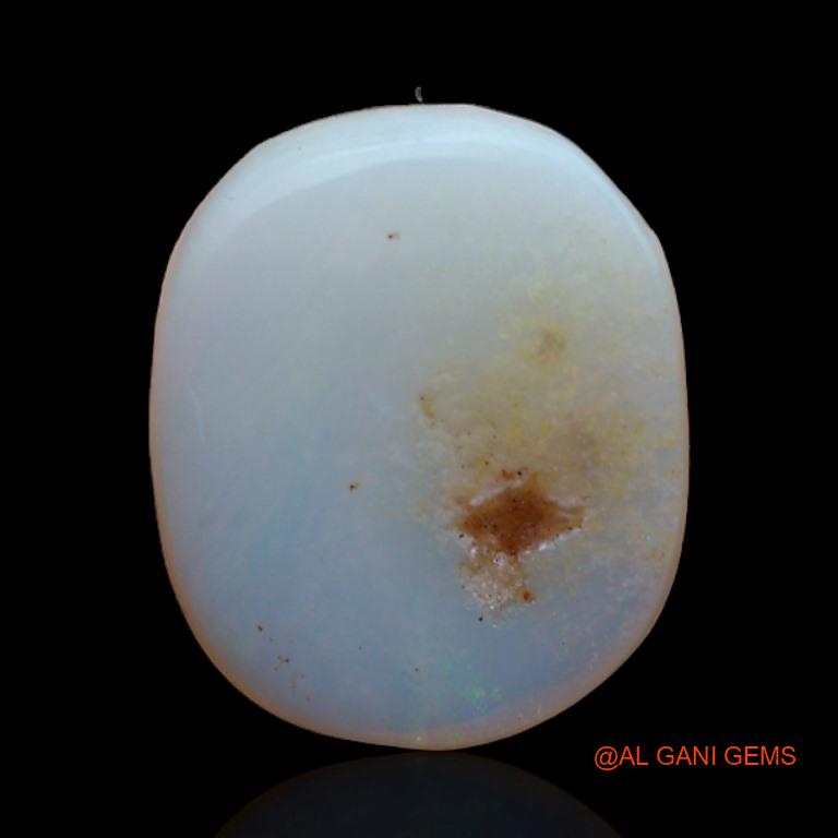 Natural Fire Opal Gemstone 3.70 Cts Loose Oval Cabochon From Australia 14x11x3 mm A-422