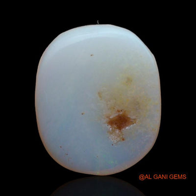 Natural Fire Opal Gemstone 3.70 Cts Loose Oval Cabochon From Australia 14x11x3 mm A-422