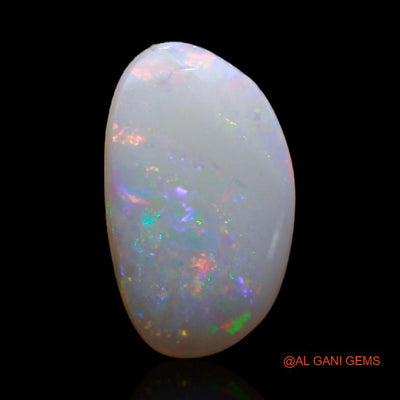 Natural Fire Opal Gemstone 1.85 Cts Loose Fancy Cabochon From Australia 15x8x2 mm A-425