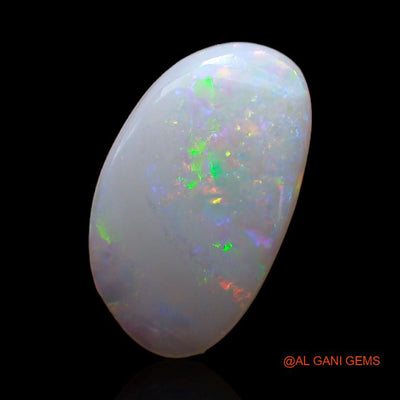 Natural Fire Opal Gemstone 1.85 Cts Loose Fancy Cabochon From Australia 15x8x2 mm A-425