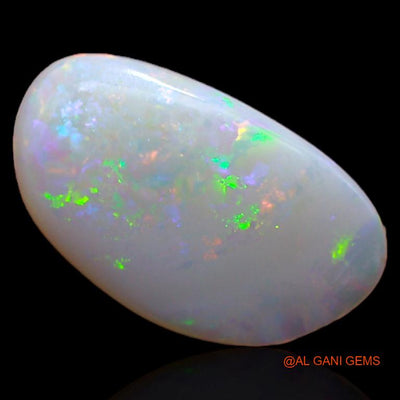 Natural Fire Opal Gemstone 1.85 Cts Loose Fancy Cabochon From Australia 15x8x2 mm A-425